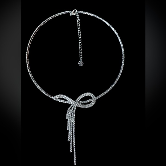 C1946 Crystal Vintage Formal Old Hollywood Collar Necklace Woman’s Jewelry - Picture 3 of 11